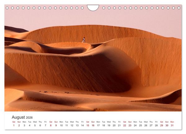 Produktbild: Desert dunes in Abu Dhabi (Wall Calendar 2026 DIN A4 landscape), CALVENDO 12 Month Wall Calendar