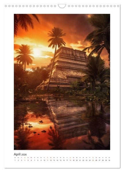 Produktbild: Legenden der Maya (Wandkalender 2026 DIN A3 hoch), CALVENDO Monatskalender