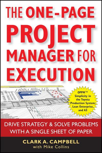 Produktbild: The One-Page Project Manager for Execution