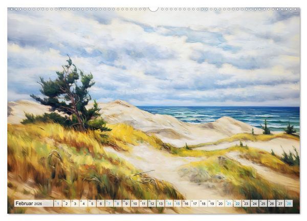 Produktbild: Ostsee-Gefl&uuml;ster - Entspannung am Meer (Wandkalender 2026 DIN A2 quer), CALVENDO Monatskalender