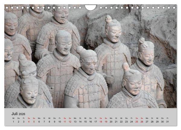 Produktbild: China-Impressionen (Wandkalender 2026 DIN A4 quer), CALVENDO Monatskalender