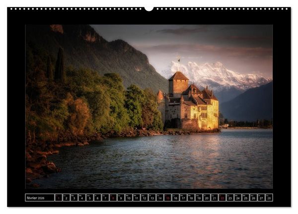 Produktbild: Paysages suisses (Calendrier mural 2026 DIN A2 vertical) calendrier de bureau