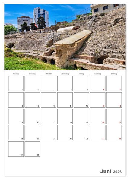 Produktbild: Faszinierendes Albanien (Tischkalender 2026 DIN A5 hoch), CALVENDO Monatskalender