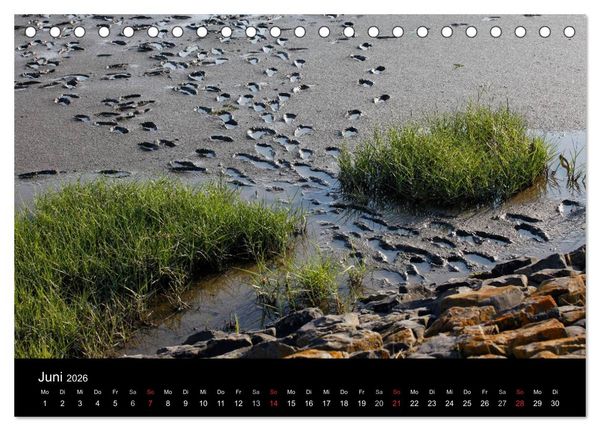 Produktbild: NORDSEE IMPRESSIONEN (Tischkalender 2026 DIN A5 quer), CALVENDO Monatskalender