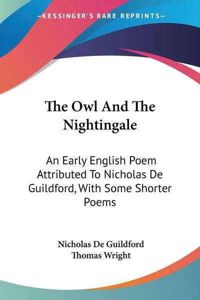 Produktbild: The Owl And The Nightingale