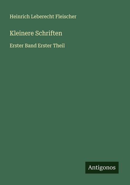 Produktbild: Kleinere Schriften