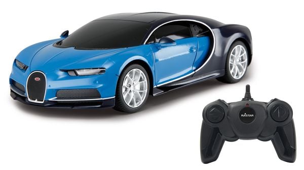 Produktbild: Jamara Bugatti Chiron 1:24 blau 40MHz