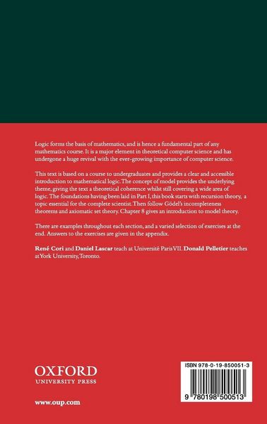 Produktbild: Mathematical Logic