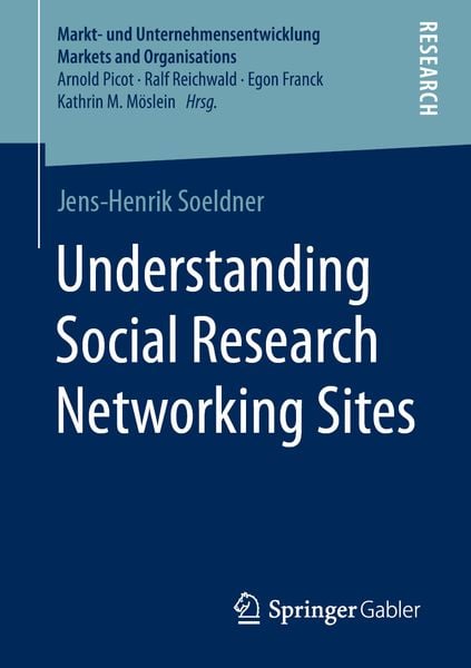 Produktbild: Understanding Social Research Networking Sites