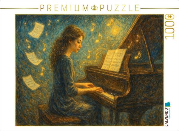 Produktbild: CALVENDO Puzzle Wo jeder Ton eine Erinnerung streift | 1000 Teile Lege-Gr&ouml;&szlig;e 64x48cm Foto-Puzzle f&uuml;r gl&uuml;ckliche Stunden