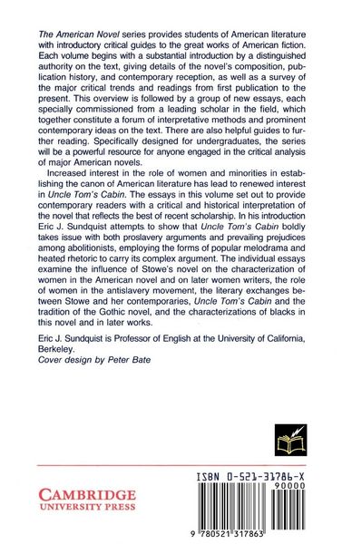 Produktbild: New Essays on Uncle Tom's Cabin