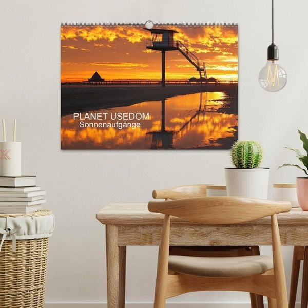 Produktbild: PLANET USEDOM Sonnenaufg&auml;nge (Wandkalender 2026 DIN A3 quer), CALVENDO Monatskalender