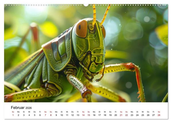 Produktbild: Insekten hautnah (Wandkalender 2026 DIN A2 quer), CALVENDO Monatskalender