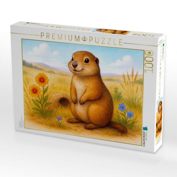 Produktbild: CALVENDO Puzzle Pr&auml;riehund | 1000 Teile Lege-Gr&ouml;&szlig;e 64x48cm Foto-Puzzle f&uuml;r gl&uuml;ckliche Stunden