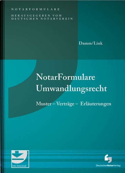 Produktbild: Notarformulare Umwandlungsrecht