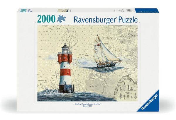 Produktbild: Erwachsenenpuzzle 2000 Teile - Romantischer Leuchtturm