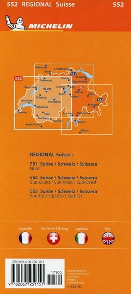 Produktbild: Michelin Schweiz S&uuml;d-West