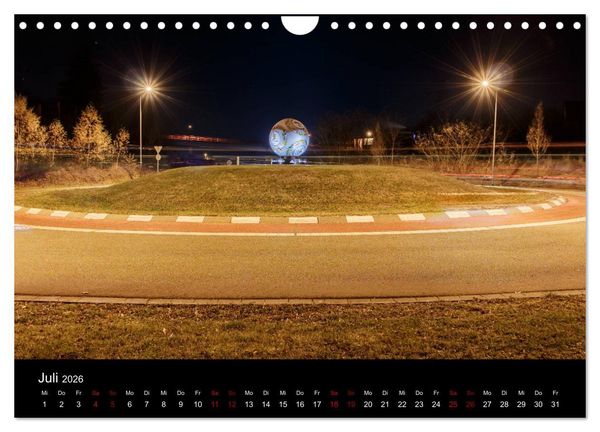 Produktbild: Pirmasens bei Nacht (Wandkalender 2026 DIN A4 quer), CALVENDO Monatskalender