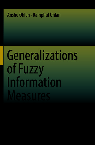 Produktbild: Generalizations of Fuzzy Information Measures