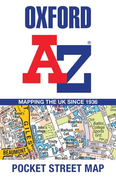 Produktbild: Oxford A-Z Pocket Street Map
