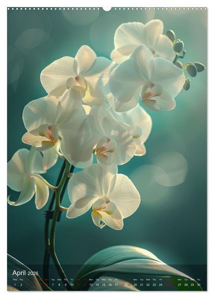 Produktbild: Ethereal Orchids (Wall Calendar 2026 DIN A2 portrait), CALVENDO 12 Month Wall Calendar