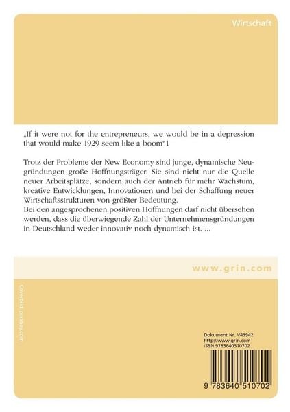 Produktbild: Entrepreneurship: Der Weg von einer Idee zu einem erfolgreichen Unternehmen