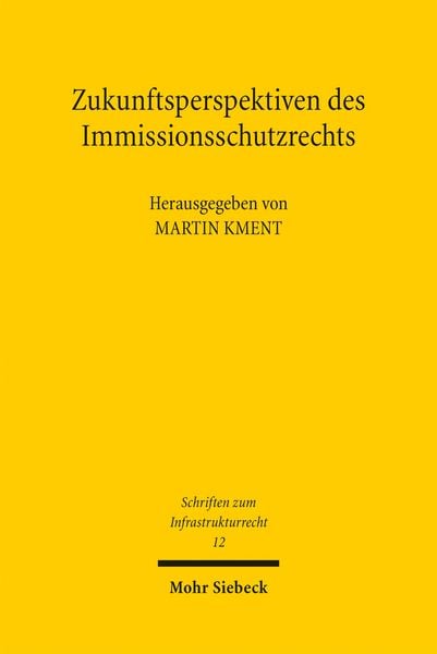 Produktbild: Zukunftsperspektiven des Immissionsschutzrechts