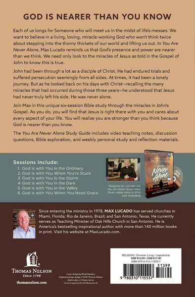 Produktbild: The You Are Never Alone Bible Study Guide