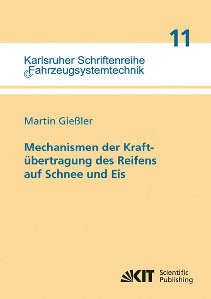 Produktbild: Mechanismen der Kraft&uuml;bertragung des Reifens auf Schnee und Eis