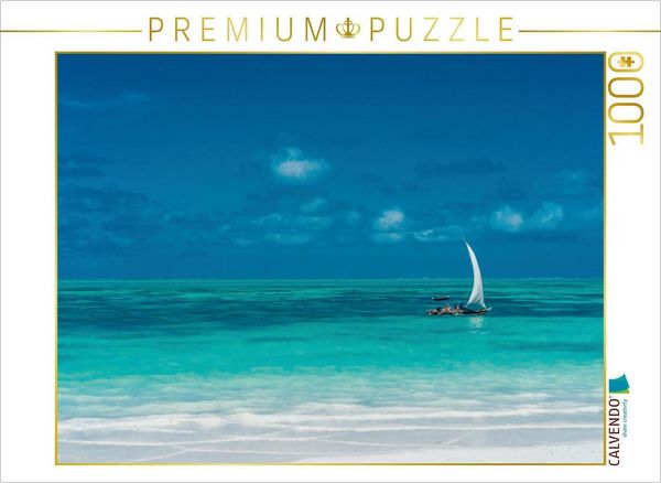 CALVENDO Puzzle Azurblaues Meer | 1000 Teile Lege-Größe 64 × 48 cm Foto-Puzzle für glückliche Stunden