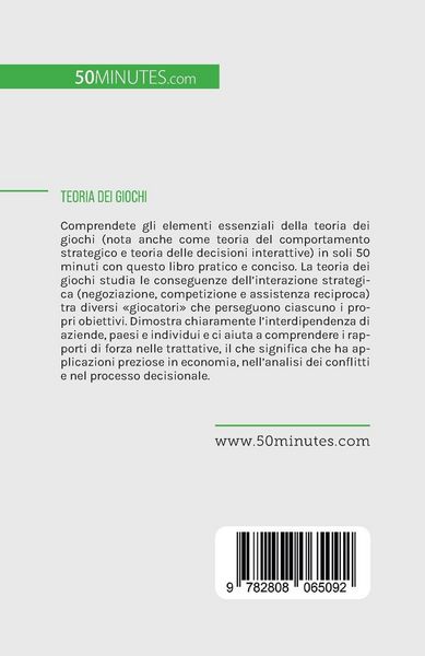 Produktbild: Teoria dei giochi