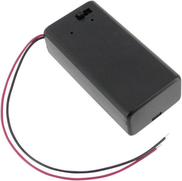 Produktbild: Velleman BH9VBS Batteriehalter 1x 9V Block (L x B x H) 69 x 33 x 21mm