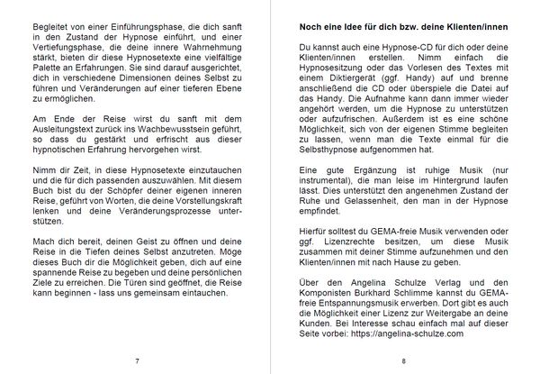 Produktbild: Hypnosetexte zum Vorlesen und selber Zusammenstellen 5