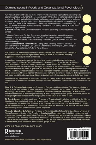 Produktbild: Resilience in Modern Day Organizations