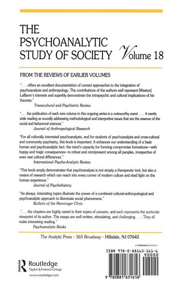 Produktbild: The Psychoanalytic Study of Society, V. 18