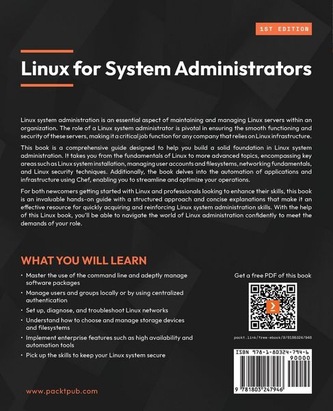Produktbild: Linux for System Administrators