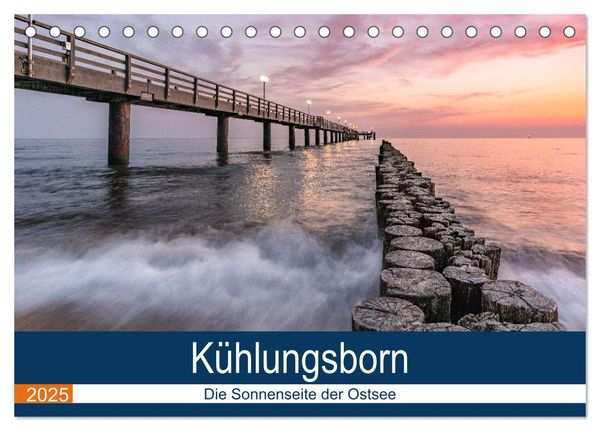 Kühlungsborn - Die Sonnenseite der Ostsee (Tischkalender 2025 DIN A5 quer), CALVENDO Monatskalender