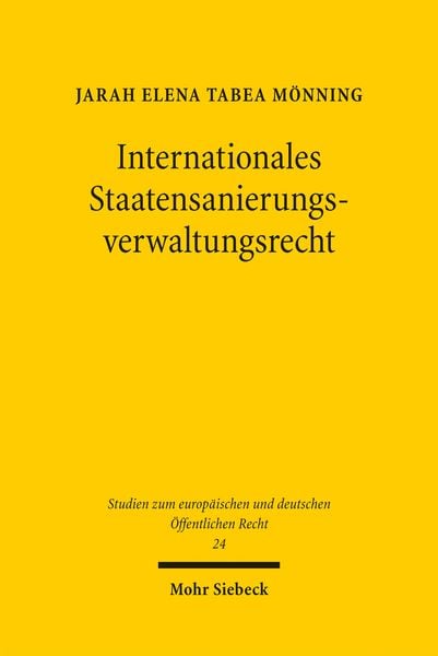 Produktbild: Internationales Staatensanierungsverwaltungsrecht
