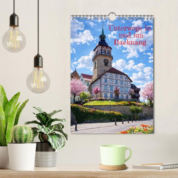 Produktbild: Unterwegs in und um Backnang (Wandkalender 2027 DIN A4 hoch), CALVENDO Monatskalender