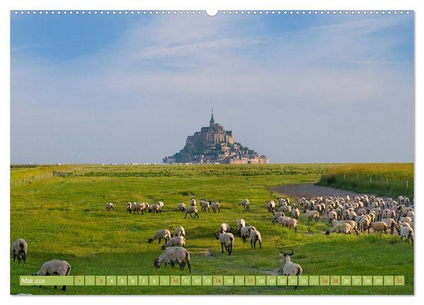 Produktbild: Quer durch die Normandie (Wandkalender 2026 DIN A2 quer), CALVENDO Monatskalender