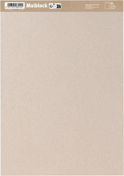 Produktbild: Edding share Malblock A4, blanko, 80g, 100 Blatt