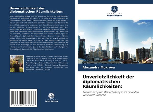 Produktbild: Unverletzlichkeit der diplomatischen R&auml;umlichkeiten: