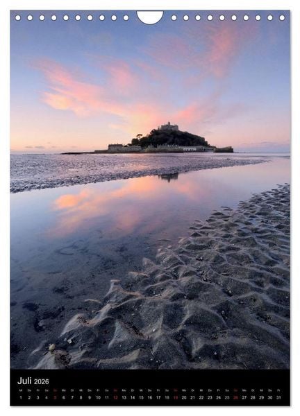 Produktbild: Cornwall - Die Sch&ouml;nheit der K&uuml;ste (Wandkalender 2026 DIN A4 hoch), CALVENDO Monatskalender