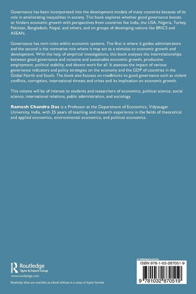 Produktbild: Good Governance and Economic Growth