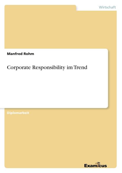 Produktbild: Corporate Responsibility im Trend