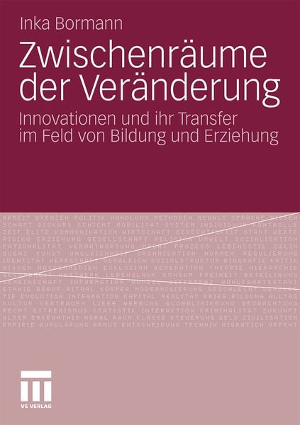 Produktbild: Zwischenr&auml;ume der Ver&auml;nderung