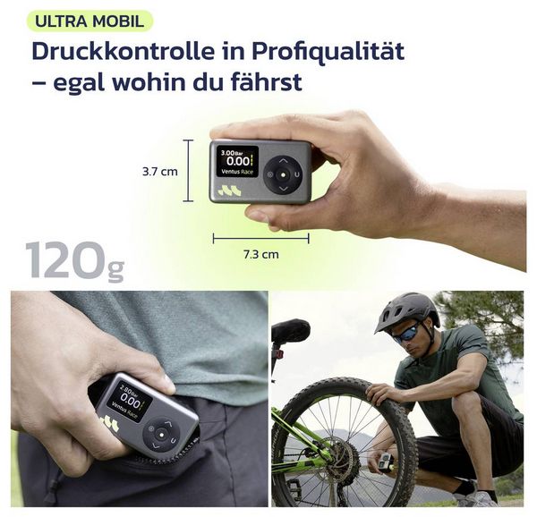 Produktbild: Woowind Elektrische Fahrradpumpe WO-V02
