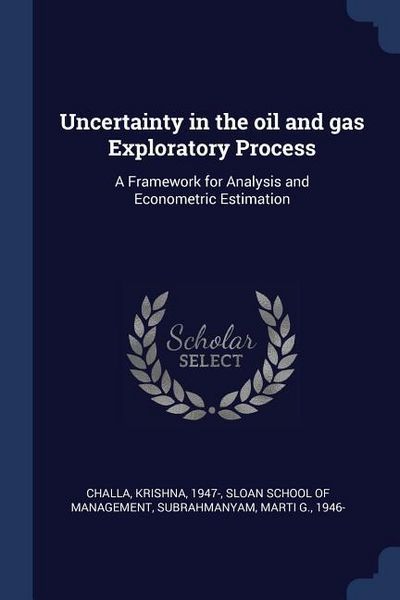 Produktbild: Uncertainty in the oil and gas Exploratory Process