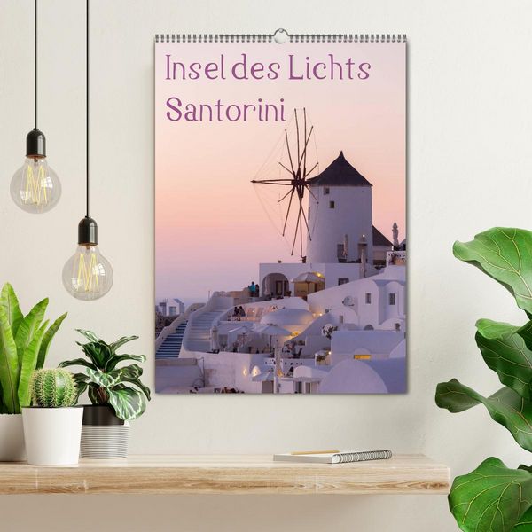 Produktbild: Insel des Lichts - Santorini (Wandkalender 2026 DIN A2 hoch), CALVENDO Monatskalender