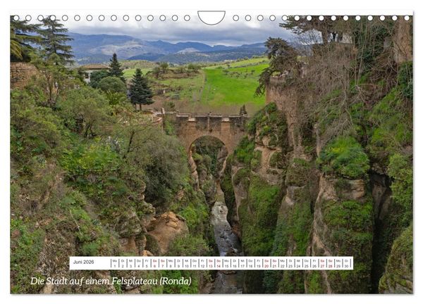 Produktbild: Von Festung bis Flamenco (Wandkalender 2026 DIN A4 quer), CALVENDO Monatskalender